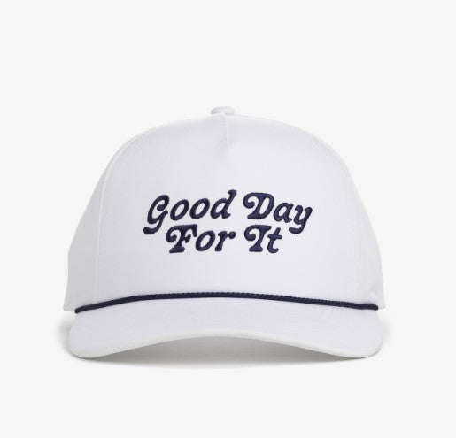 Mizzen + Main - Good Day For It Rope Hat - White