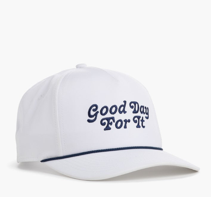 Mizzen + Main - Good Day For It Rope Hat - White