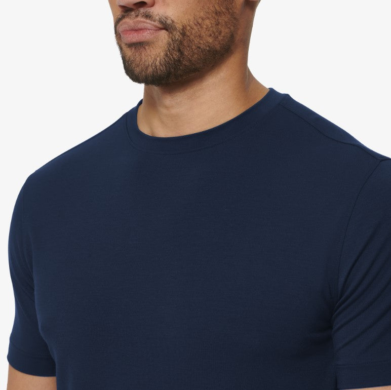 Mizzen + Main - Knox Short Sleeve T-Shirt - Navy