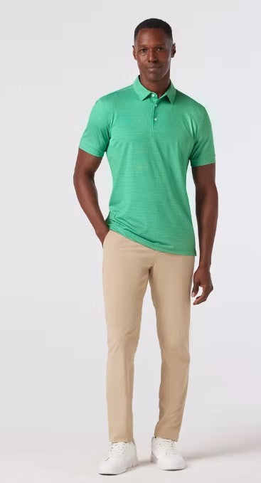 Mizzen + Main - Versa Short Sleeve Polo - Golf Green Tee Time