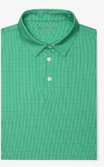 Mizzen + Main - Versa Short Sleeve Polo - Golf Green Tee Time