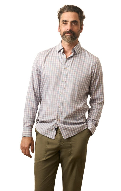 Faherty - The Movement Shirt - Atoll Red Plaid