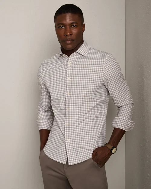 Rhone - State of Mind Shirt - Slim Fit - Smokey Olive Plaid