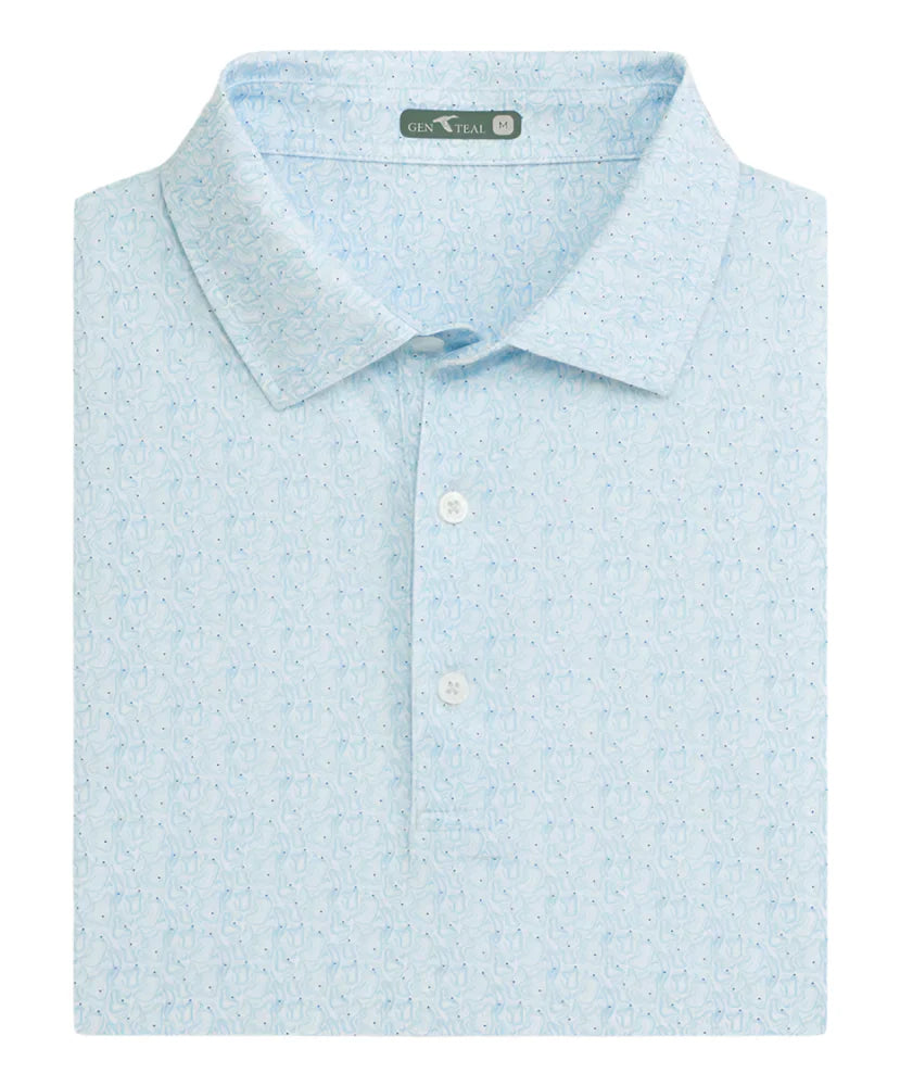Genteal - Performance Polo - Stellar Golf Print