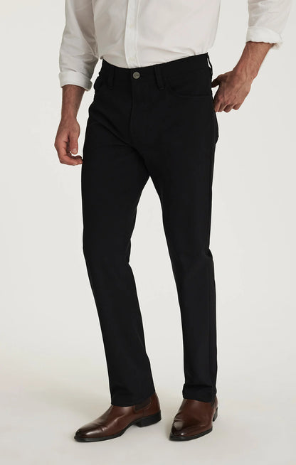34 Heritage - Courage Straight Commuter Pants - Black Luxe