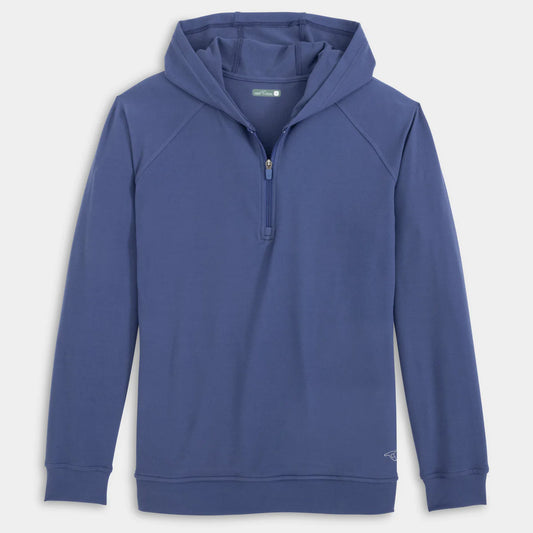 Genteal - Hampton Quarter Zip Hoodie - Nightshadow