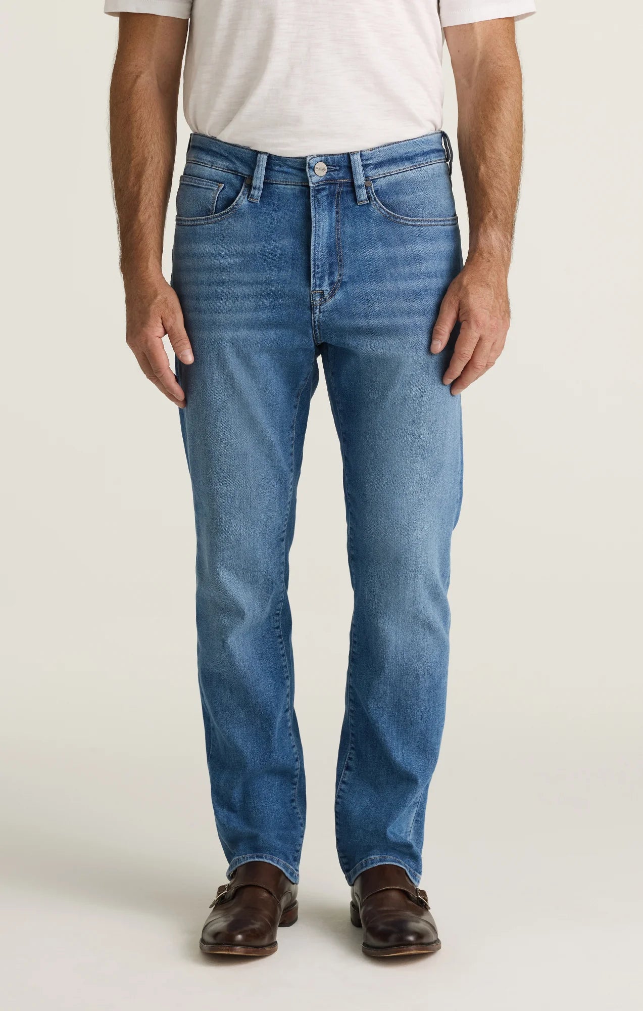 34 Heritage - Charisma Relaxed Straight Jeans - Light Brushed Aerodenim