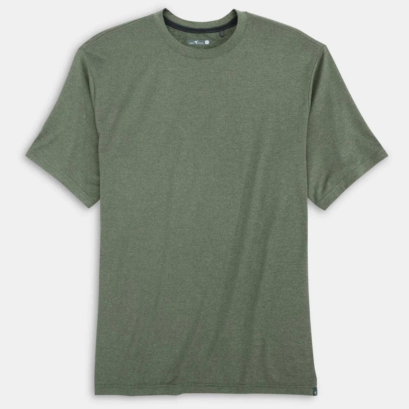 Genteal - Heathered Short Sleeve T-Shirt - Green