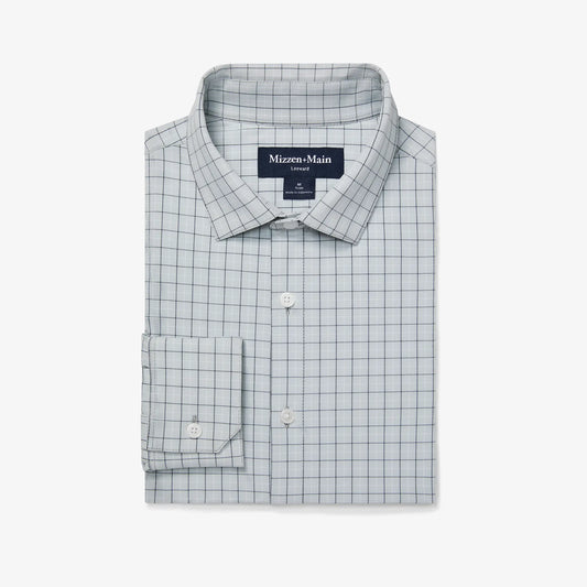 Mizzen + Main - Leeward Dress Shirt - Aluminum Manor Plaid