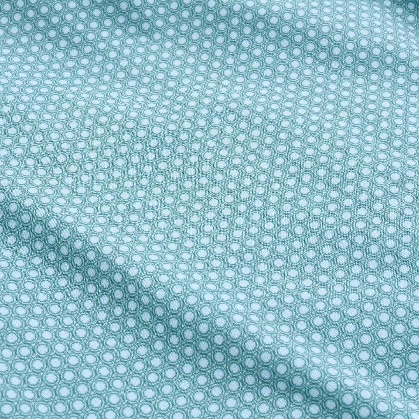 Genteal - Portview Printed Polo - Sea Mist