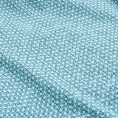 Genteal - Portview Printed Polo - Sea Mist