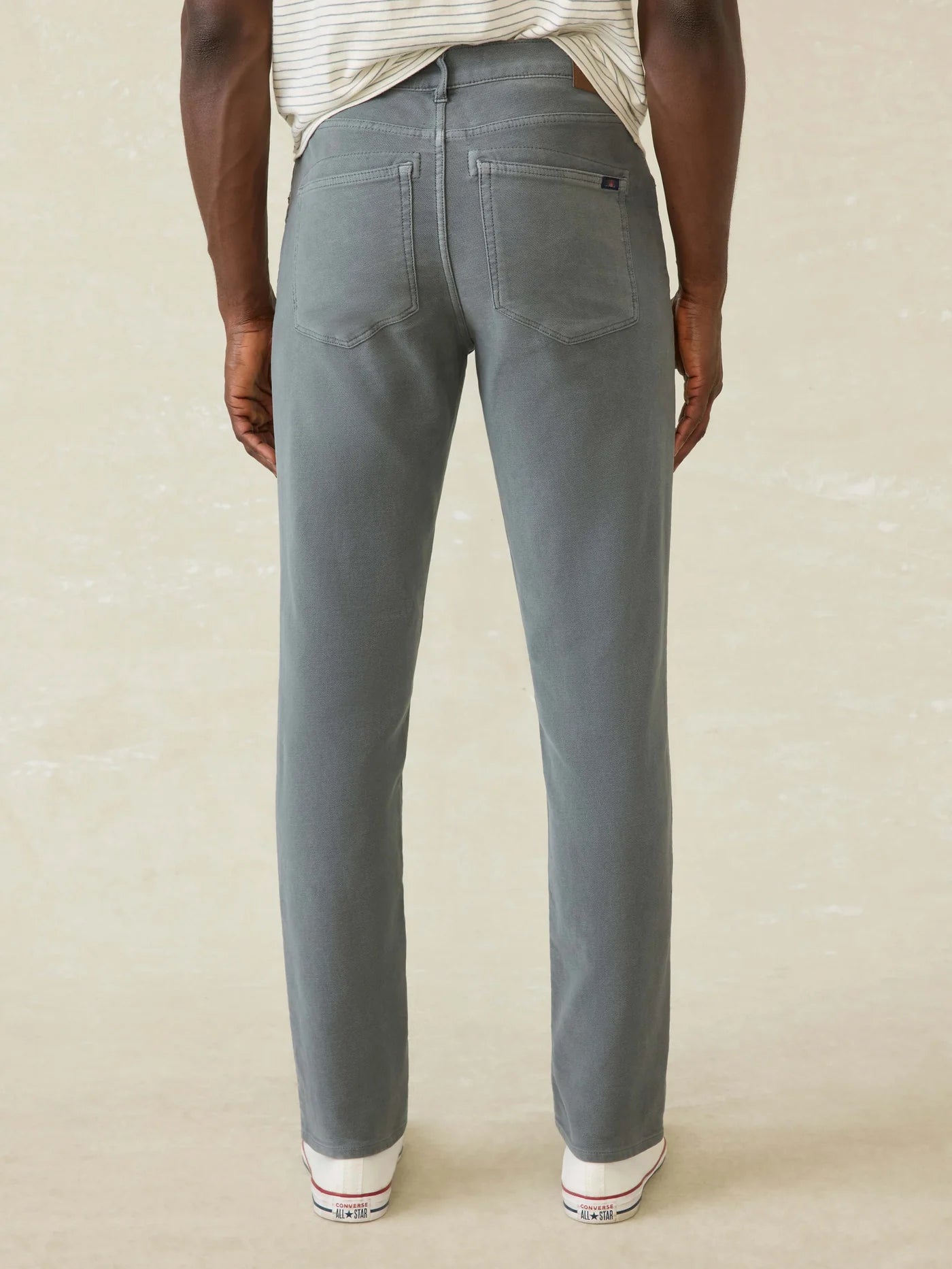 Faherty - Stretch Terry 5 Pocket Pant - Slate