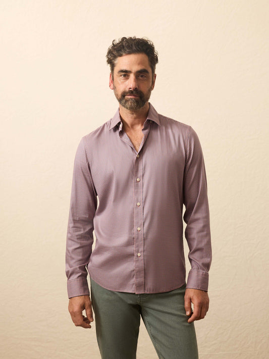 Faherty - The Movement Shirt - Madder Shores Gingham