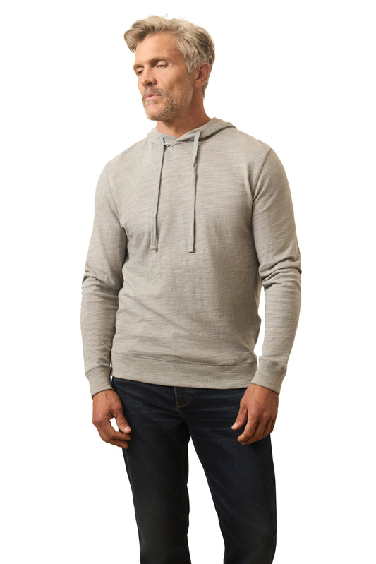 Faherty - Sunwashed Slub Hoodie - Lakeshore Grey