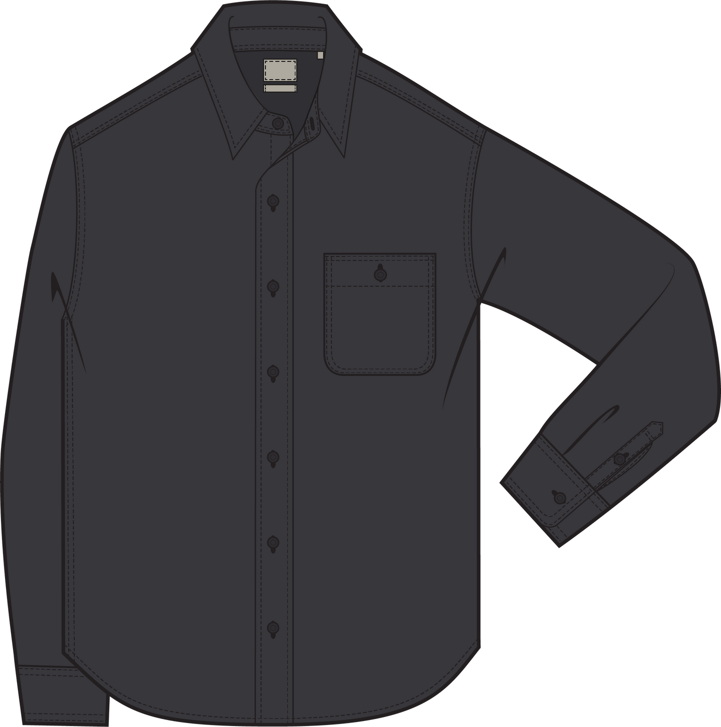 Faherty - Nazare Flannel - Salema Storm