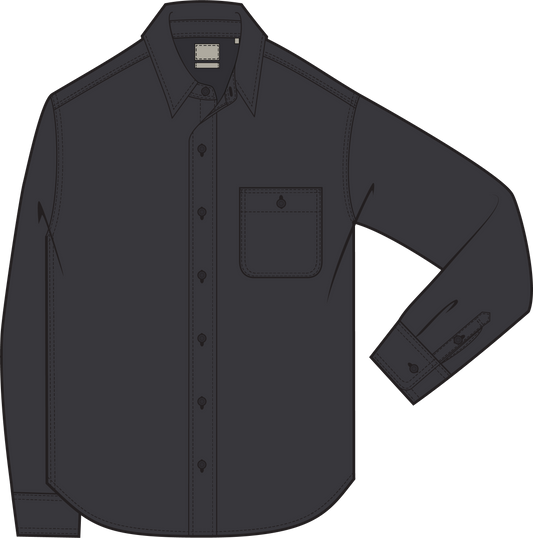 Faherty - Nazare Flannel - Salema Storm
