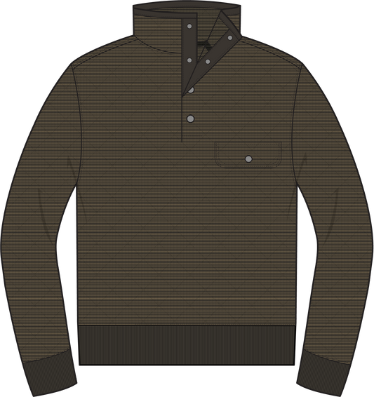 Faherty - Epic Quilted Fleece Pullover - Mountain Branch
