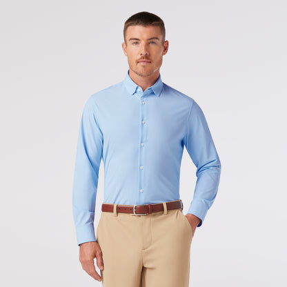 Mizzen + Main - Leeward LS Dress Shirt - Light Blue Stratton Check