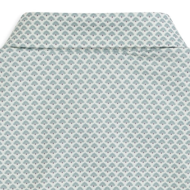 Genteal - Printed Performance Polo - Dessert Green Agave