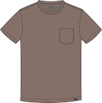 Faherty - Sunwashed Pocket Tee - Walnut Branch