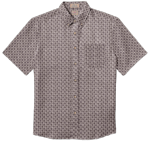 Faherty - Short Sleeve Breeze Shirt - Graphie Shell Bricks