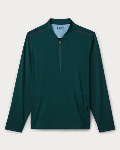 Rhone - Air Tech 1/4 Zip - Moss Green