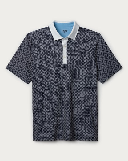 Rhone - Golf Sport Polo - True Navy Circle Geo