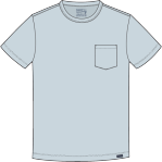 Faherty - Sunwashed Pocket Tee - Sky