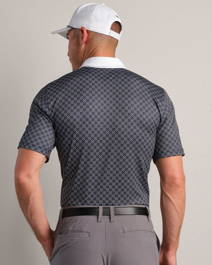 Rhone - Golf Sport Polo - True Navy Circle Geo