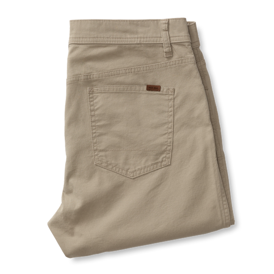 Duckhead - Pinpoint Canvas Five Pocket Pant - Khaki