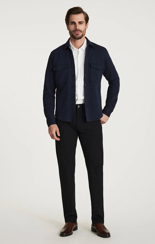 34 Heritage - Courage Straight Commuter Pants - Black Luxe