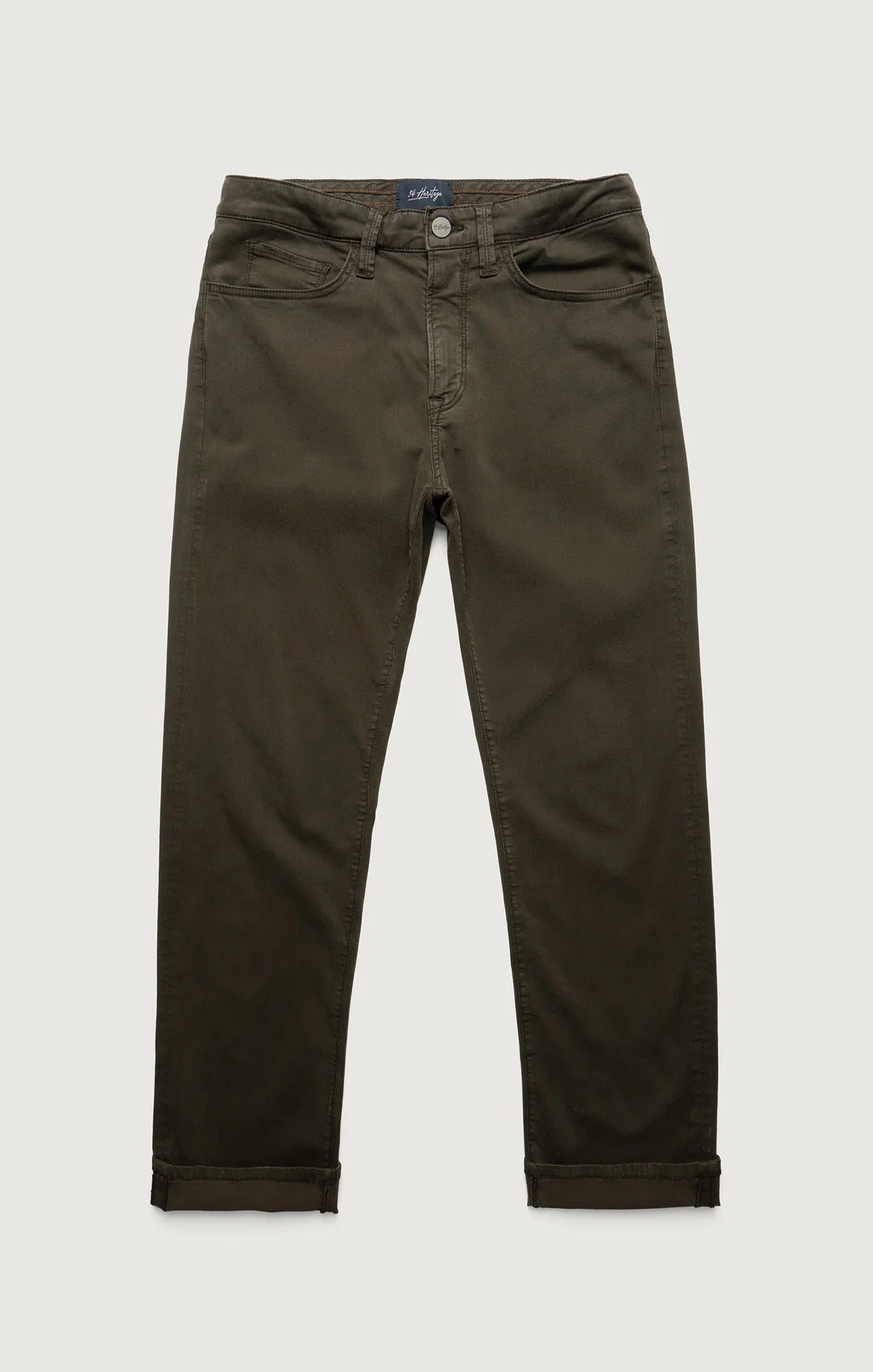 34 Heritage - Charisma Relaxed Straight Jeans - Cactus Green Twill